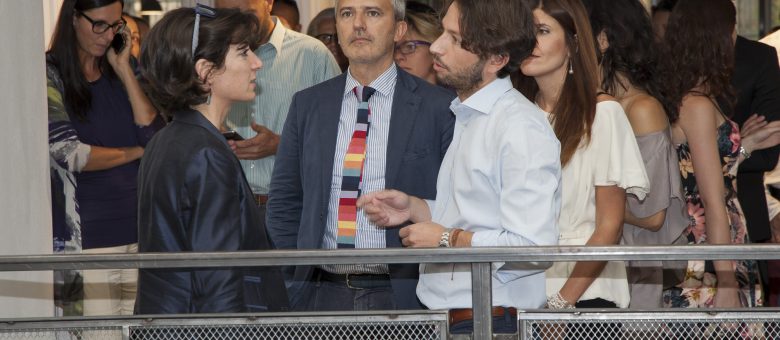 Il CEO YoRoom, Luca Diodà con l'assessore Tajani e il senatore Del Barba