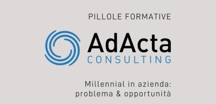 Adacta Consulting - Millenial in azienda